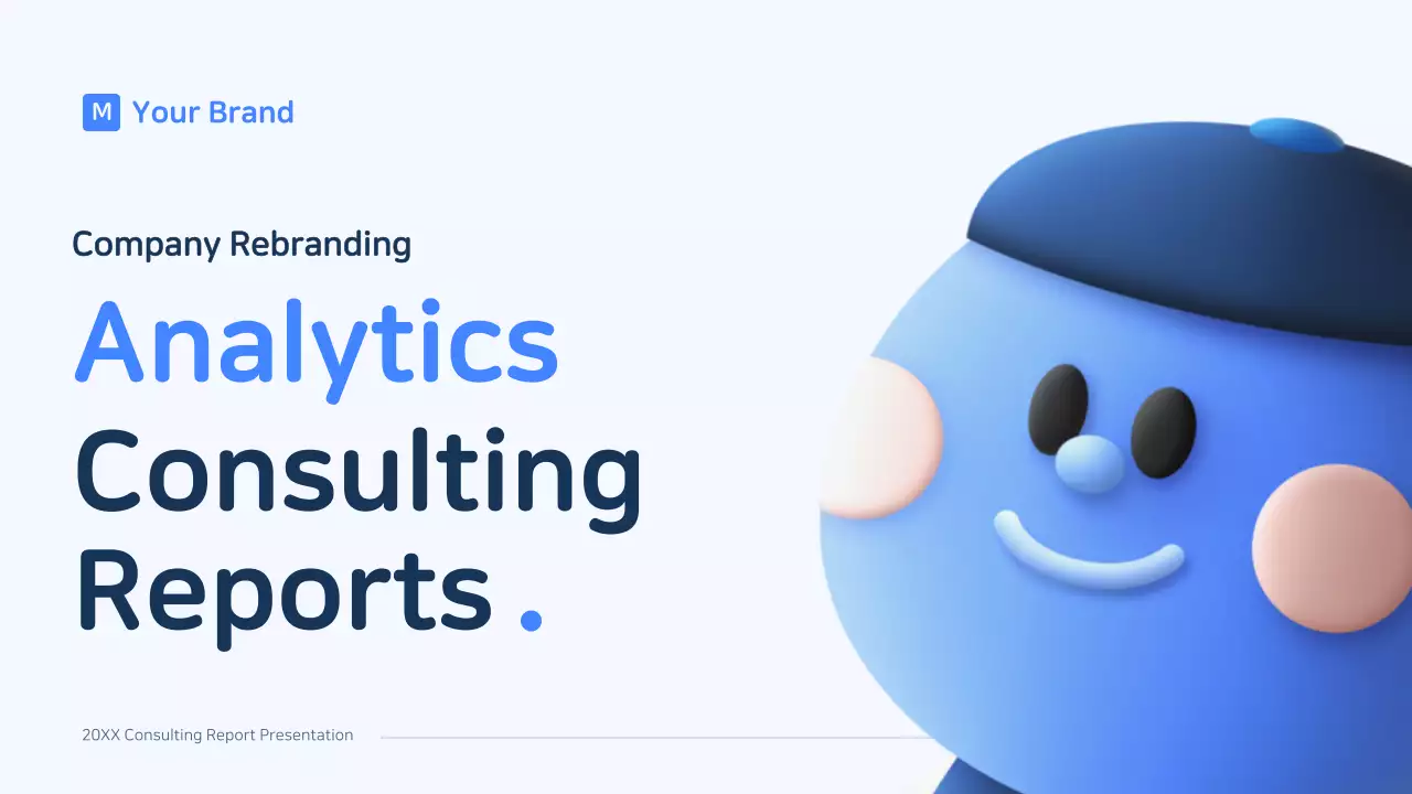 Blue Modern Consulting Report Presentation