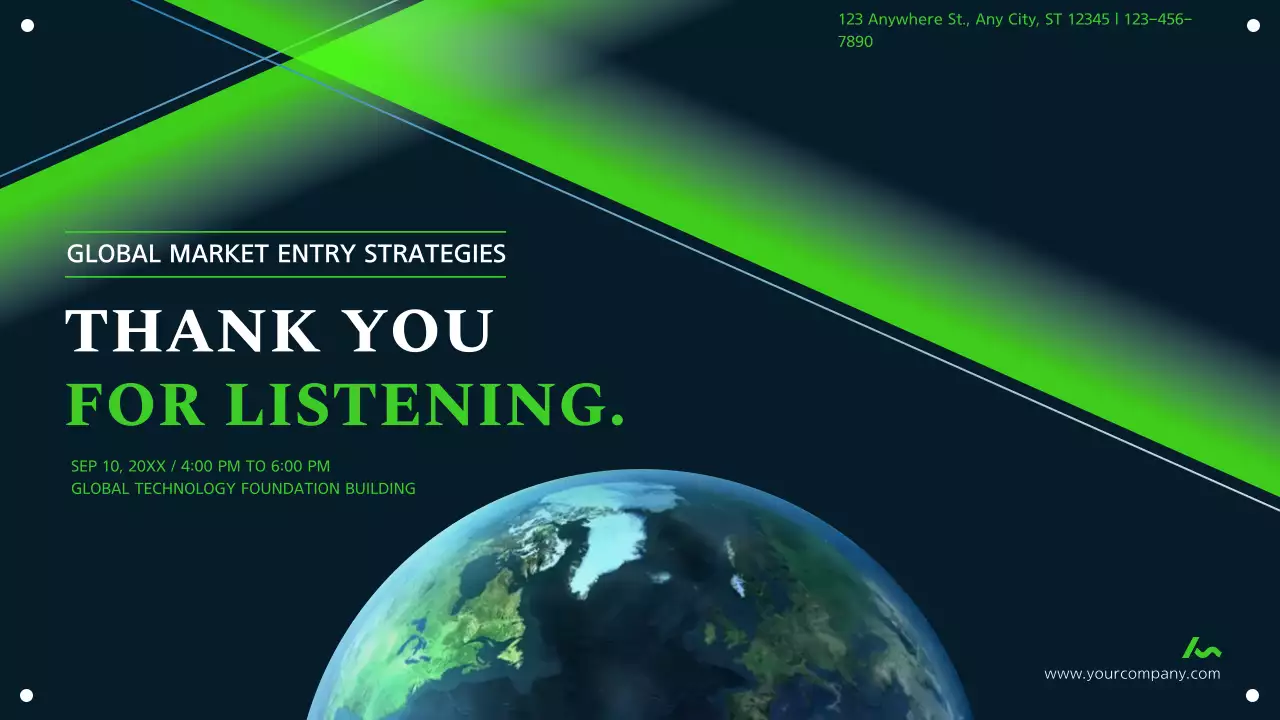 그린 모던 비즈니스 포럼 프레젠테이션