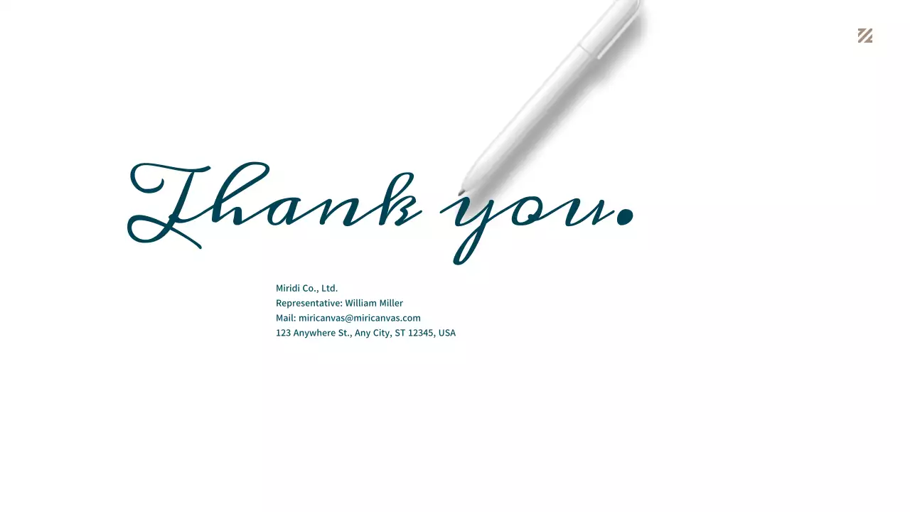 A simple business proposal in turquoise and brown.