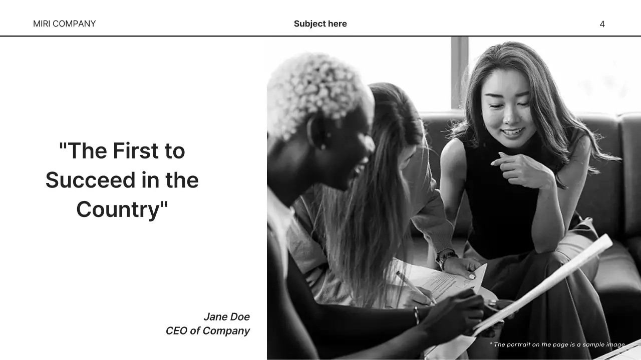 블랙 모던 비즈니스 프레젠테이션