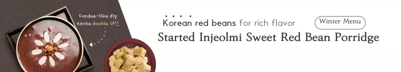 Banner promocional de mingau tradicional marrom