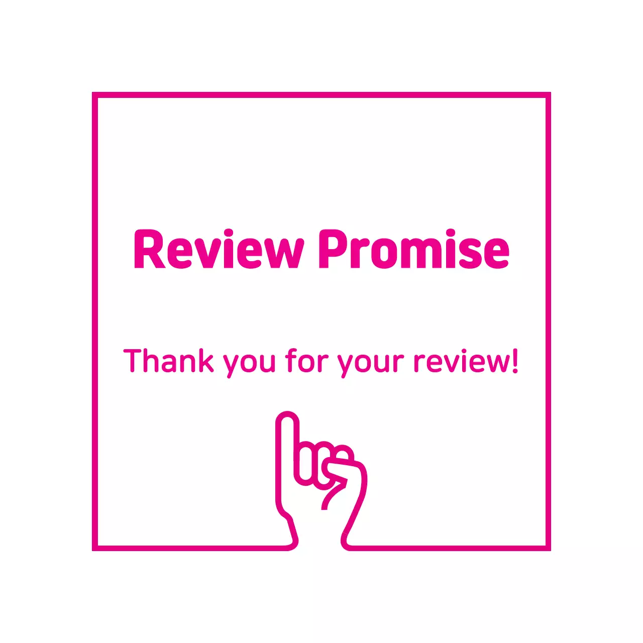 Spanduk Pengumuman Ulasan Minimal Berwarna Pink