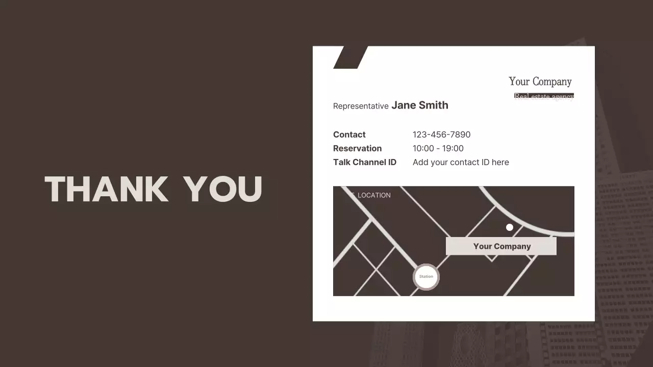 Brown Modern Real Estate Report Presentation