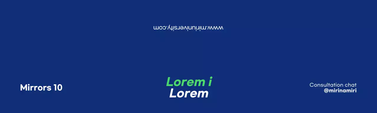 Navy blue and simple for promoting university supporters