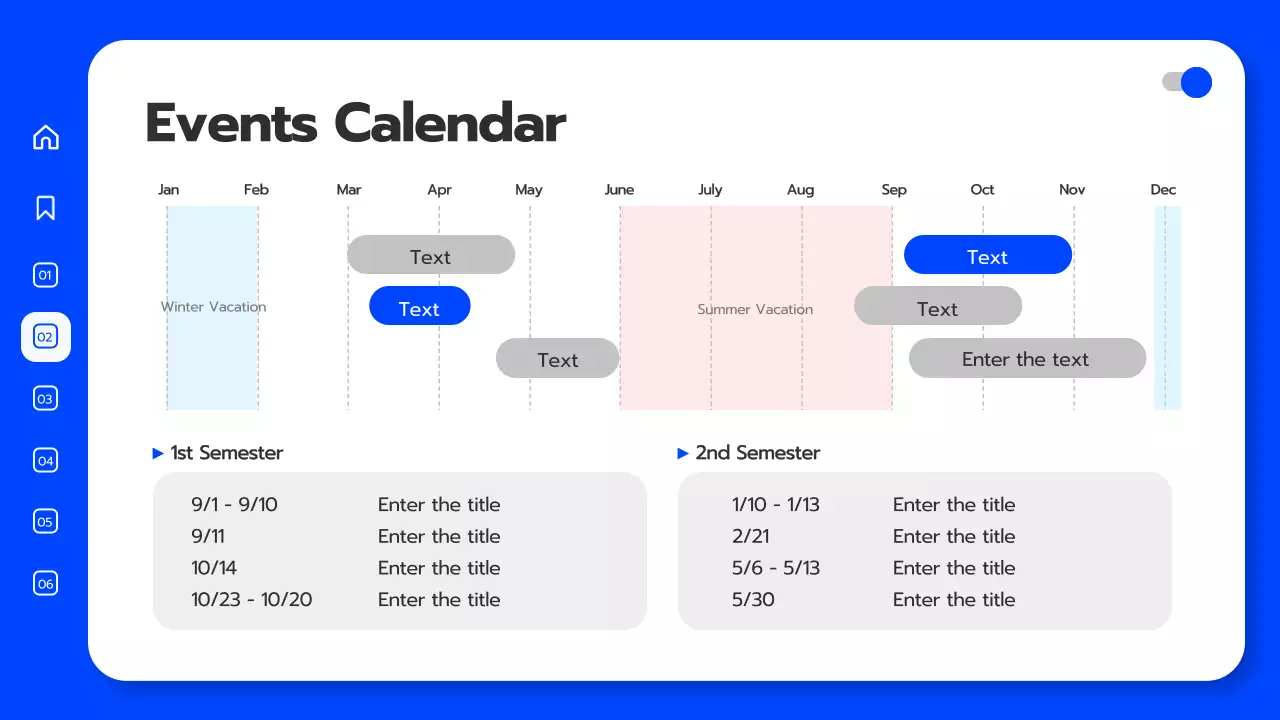 Blue Modern Student Lecture Presentation