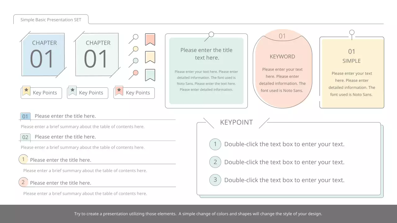 Pastel Minimalist Template Guide Presentation