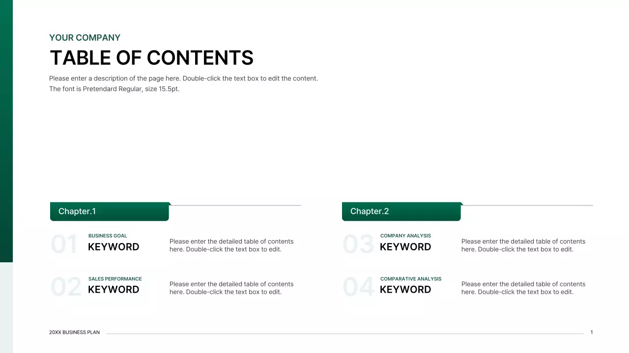 Green Modern Business Presentation