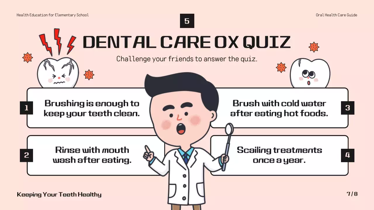 Coral Simple Dental Guide 프레젠테이션