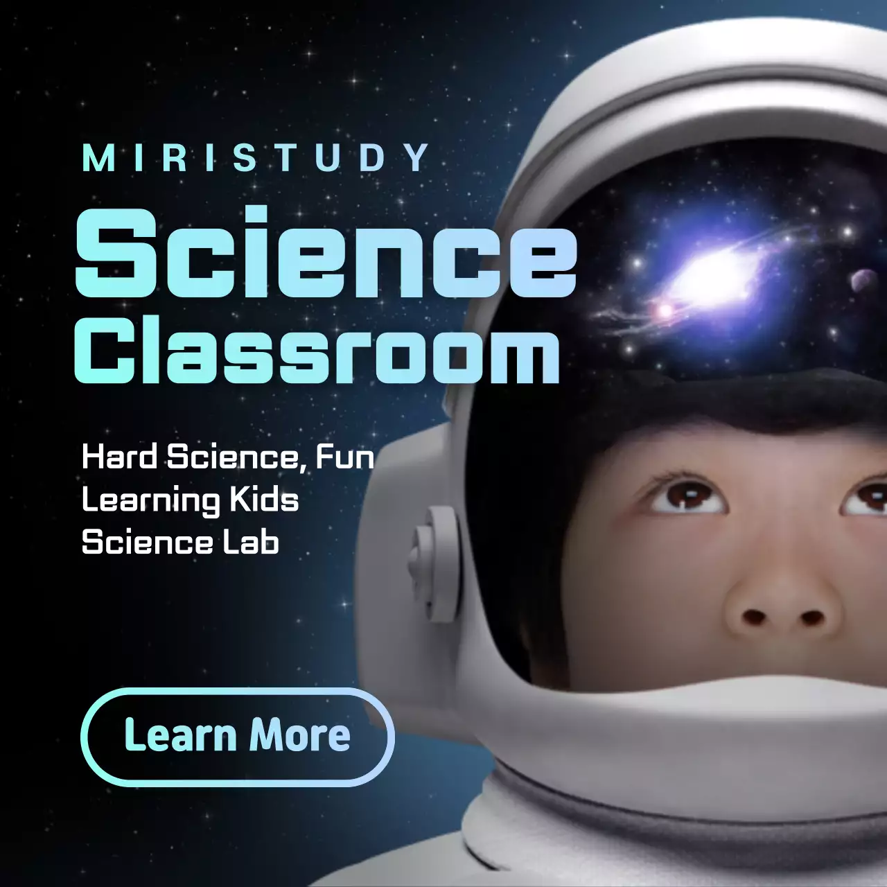 Blue Modern Science Promotion Instagram Post