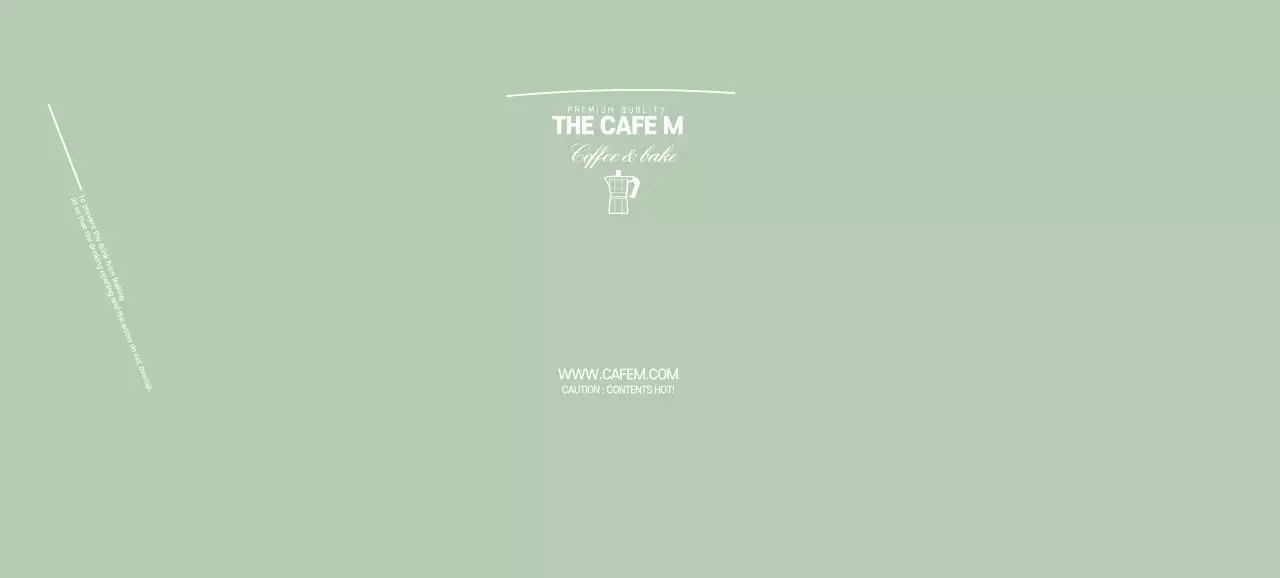 green illustration clean cafe