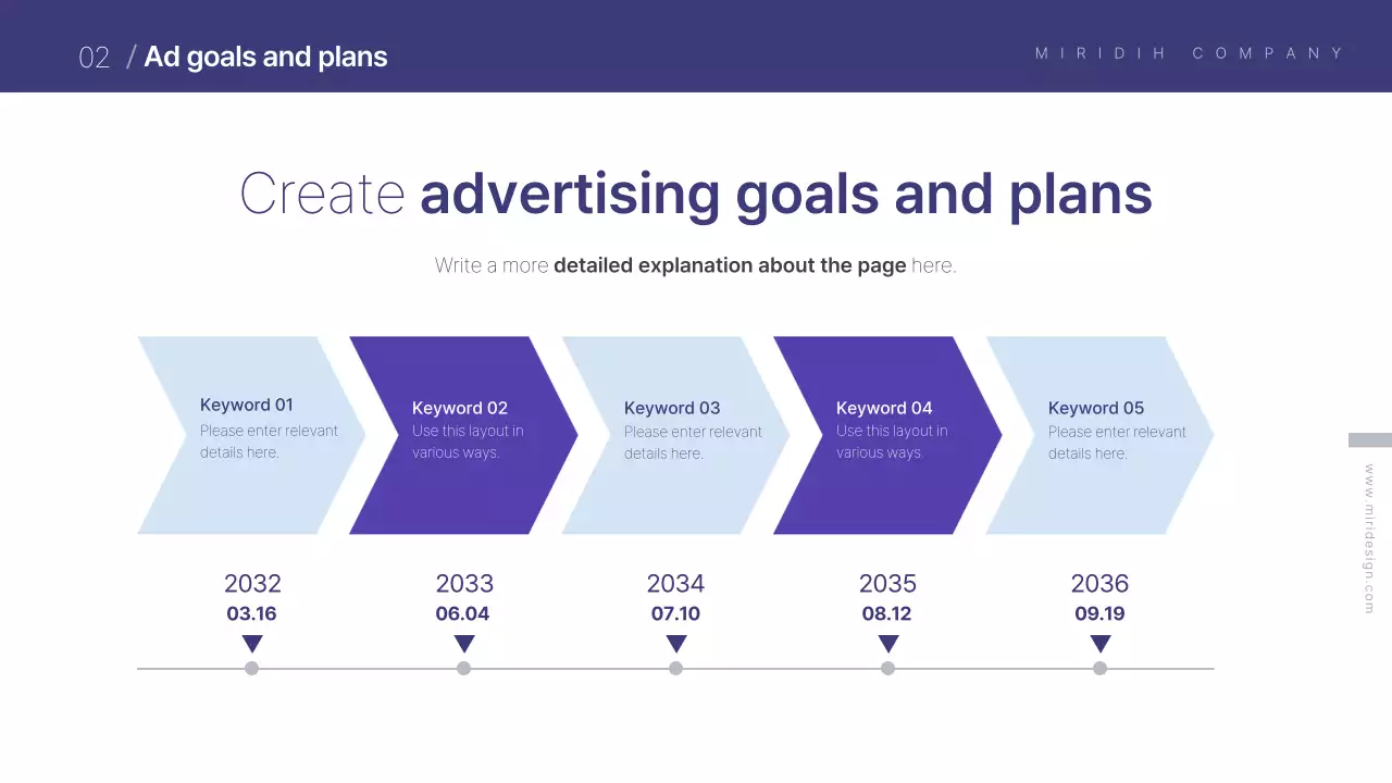 Purple theme creative brief template