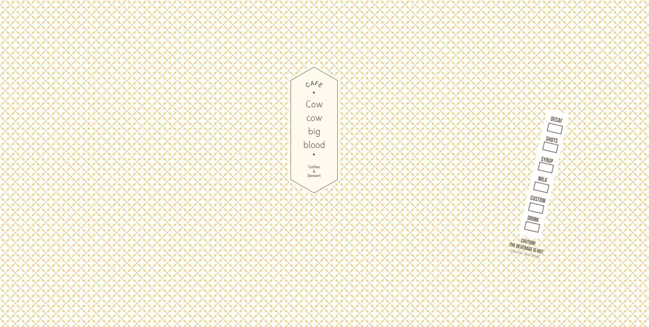 Yellow checkered cafe