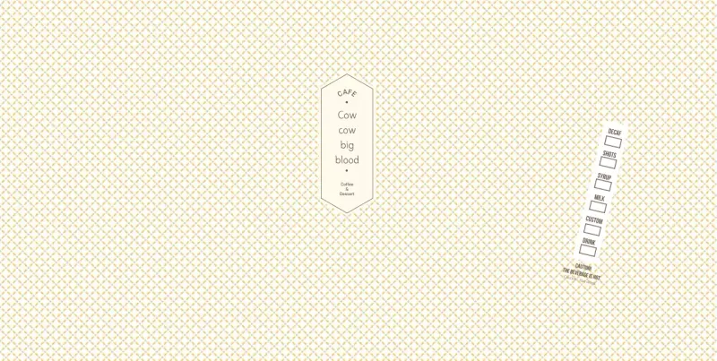 Yellow checkered cafe