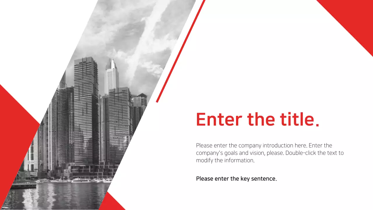 Presentation for business reports