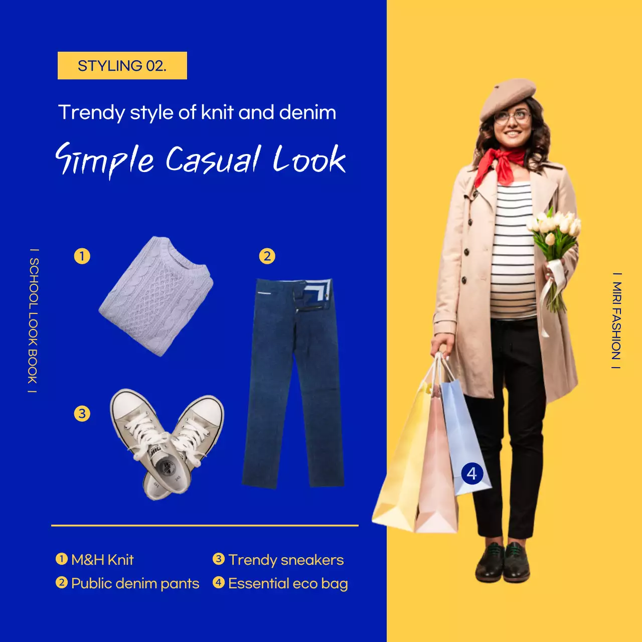 Yellow Trendy Fashion Promotion Instagram Carousel