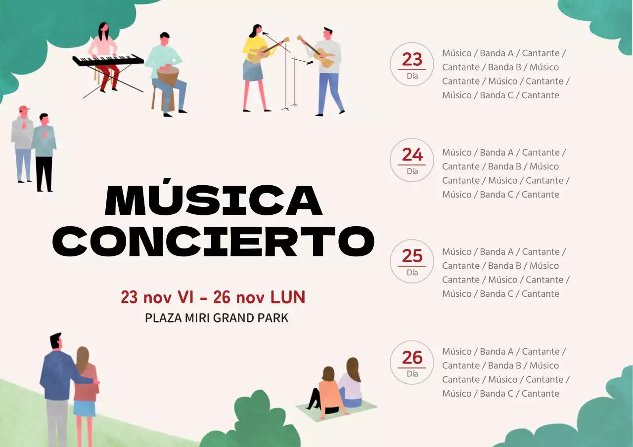 Conciertos de música