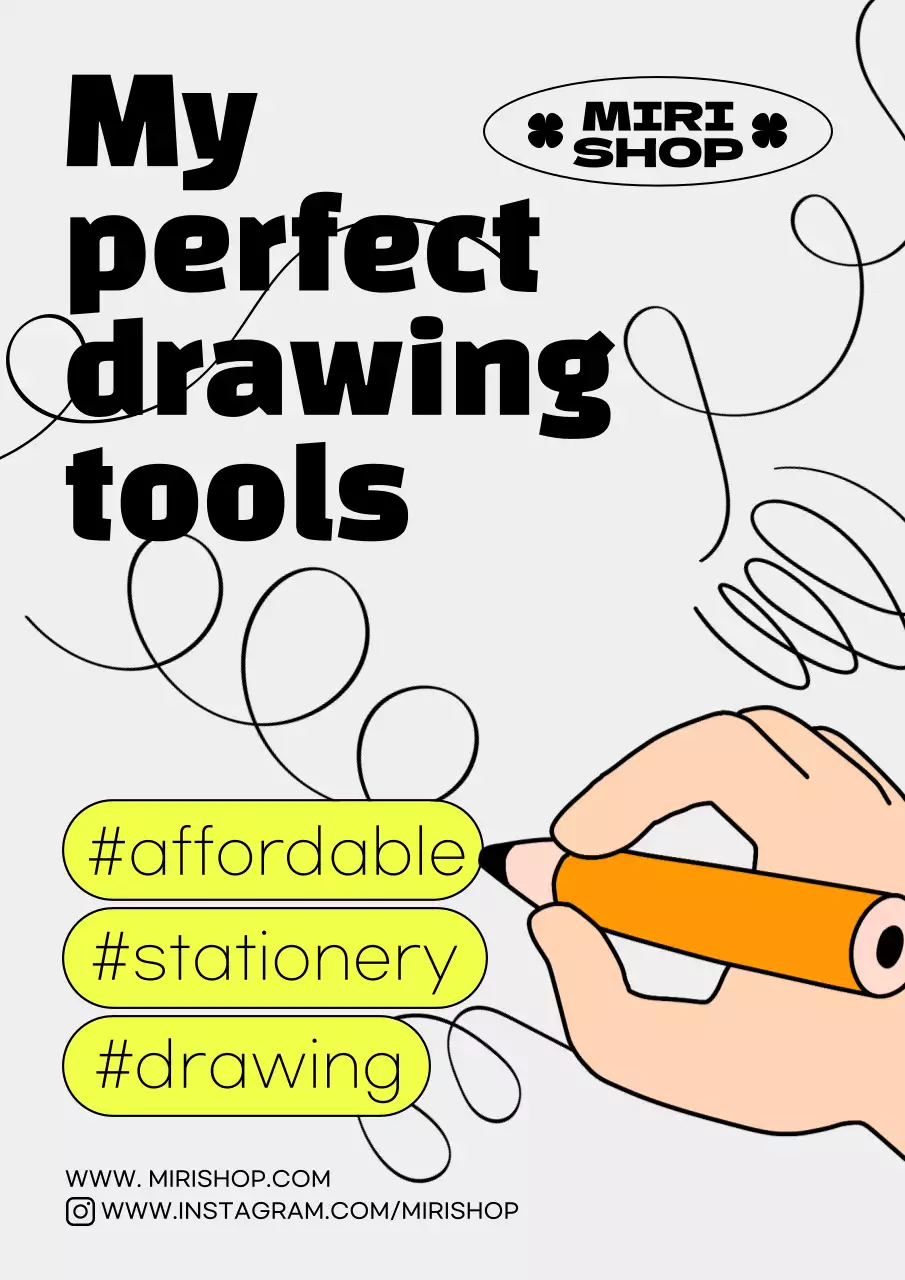 Vivid illustrated posters