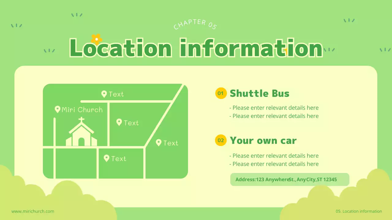 그린 심플 교회 이벤트 프레젠테이션