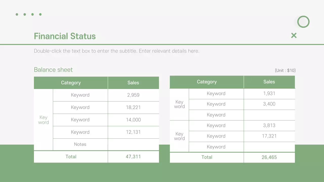 Bài trình bày đề xuất đầu tư tối thiểu xanh