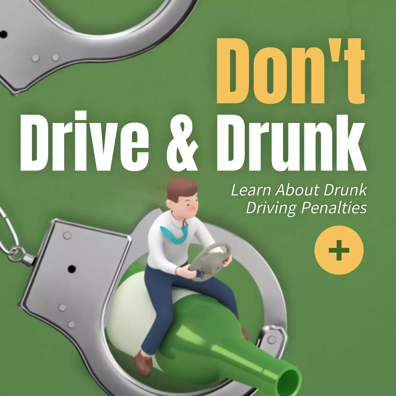 Purple Retro Safety Campaign Instagram Post