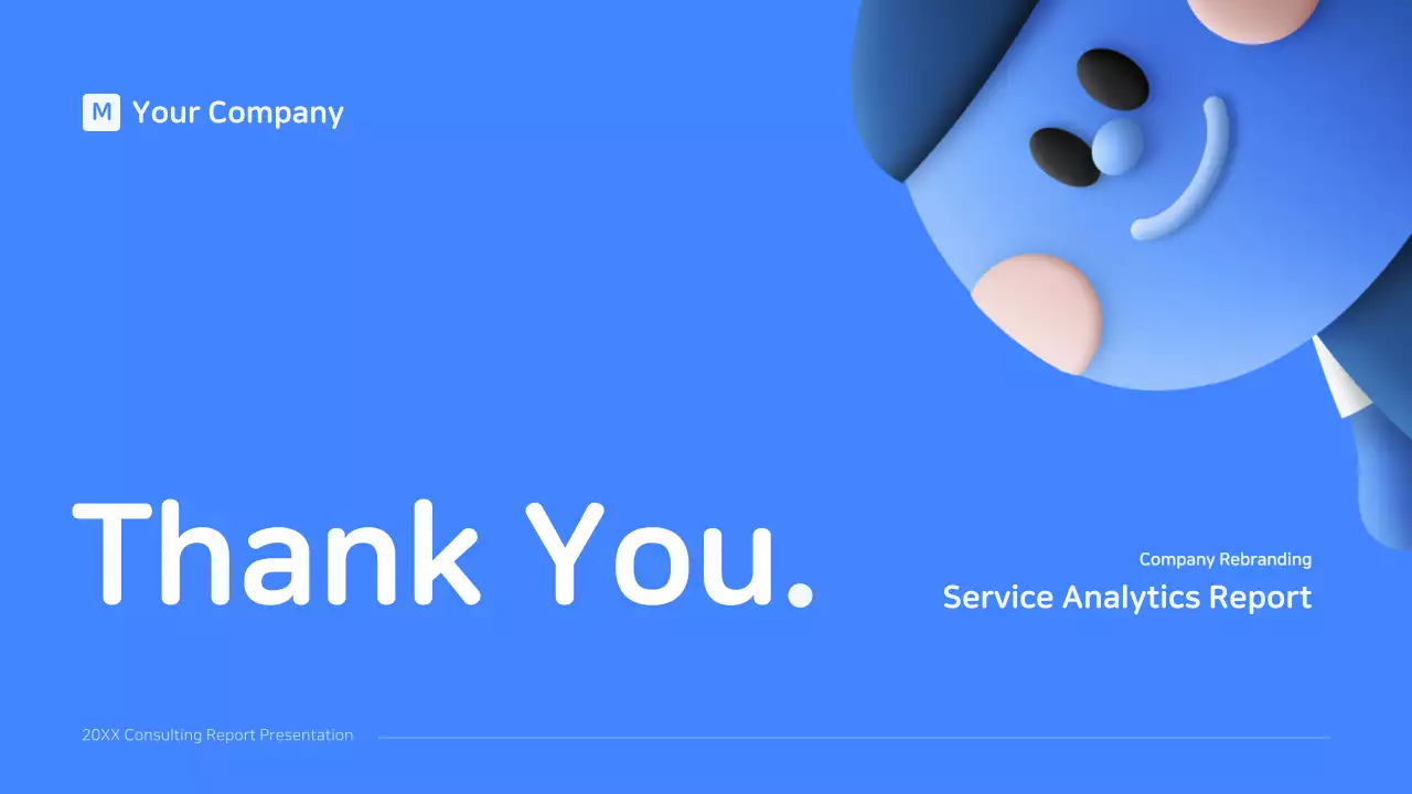 Blue Modern Consulting Report Presentation