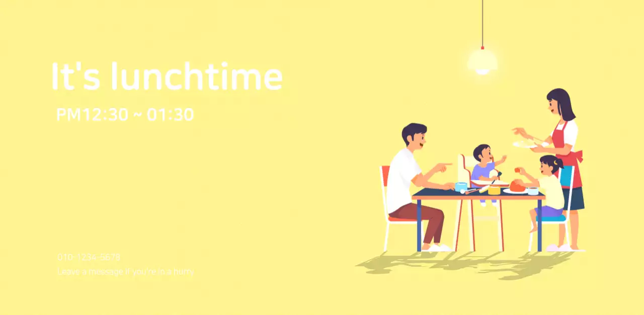 Multicolored family illustration concept