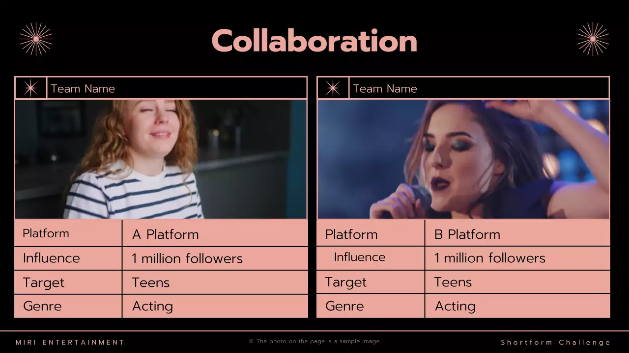 핑크트렌디 뮤직 프로모션 프리젠테이션