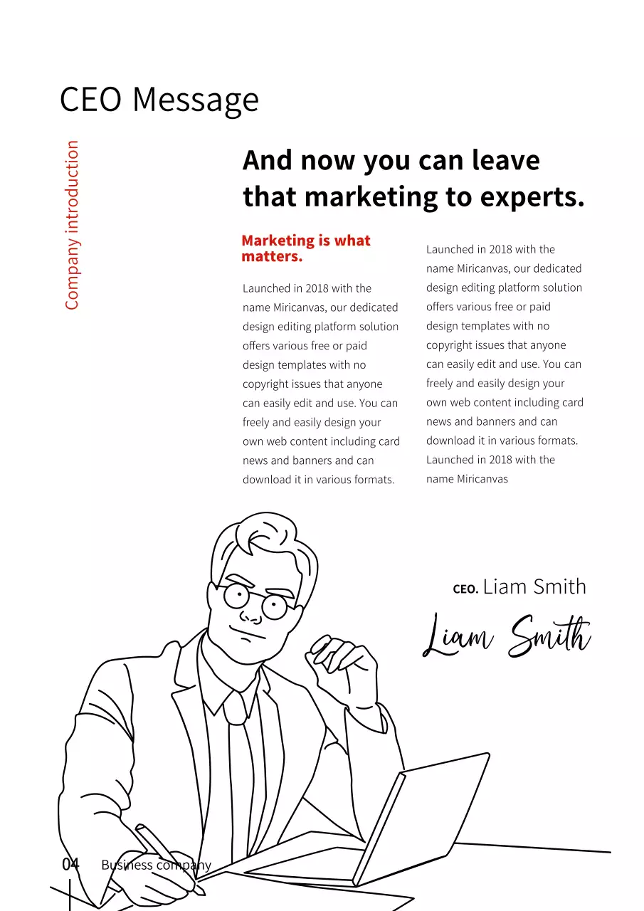 Red and black city building-inspired business profile vertical document template