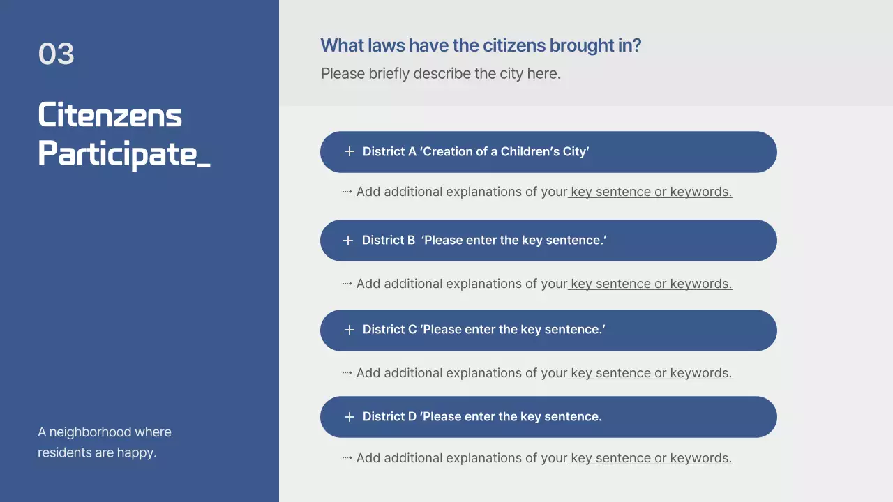 Blue Modern City Conference Promotion Presentation