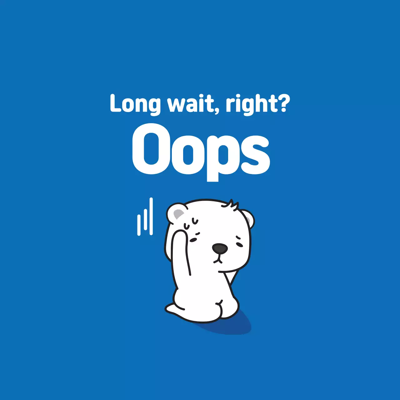 Blue Simple Cartoon Announcement Banner