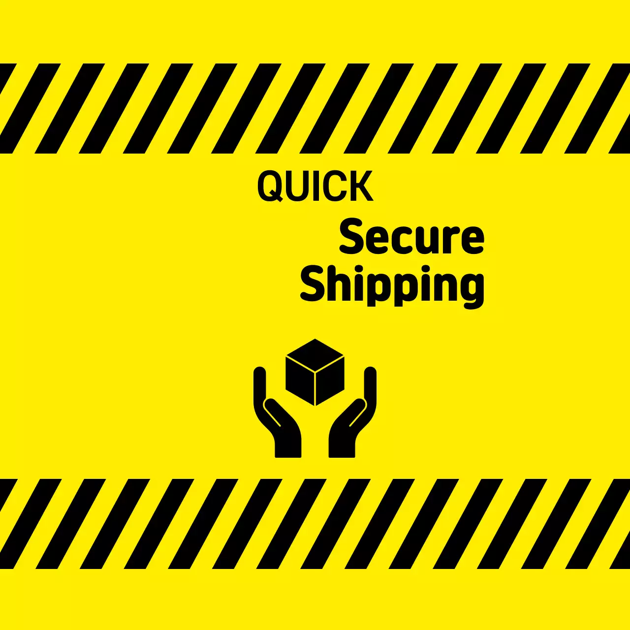 Yellow Minimal Shipping Promotion Banner