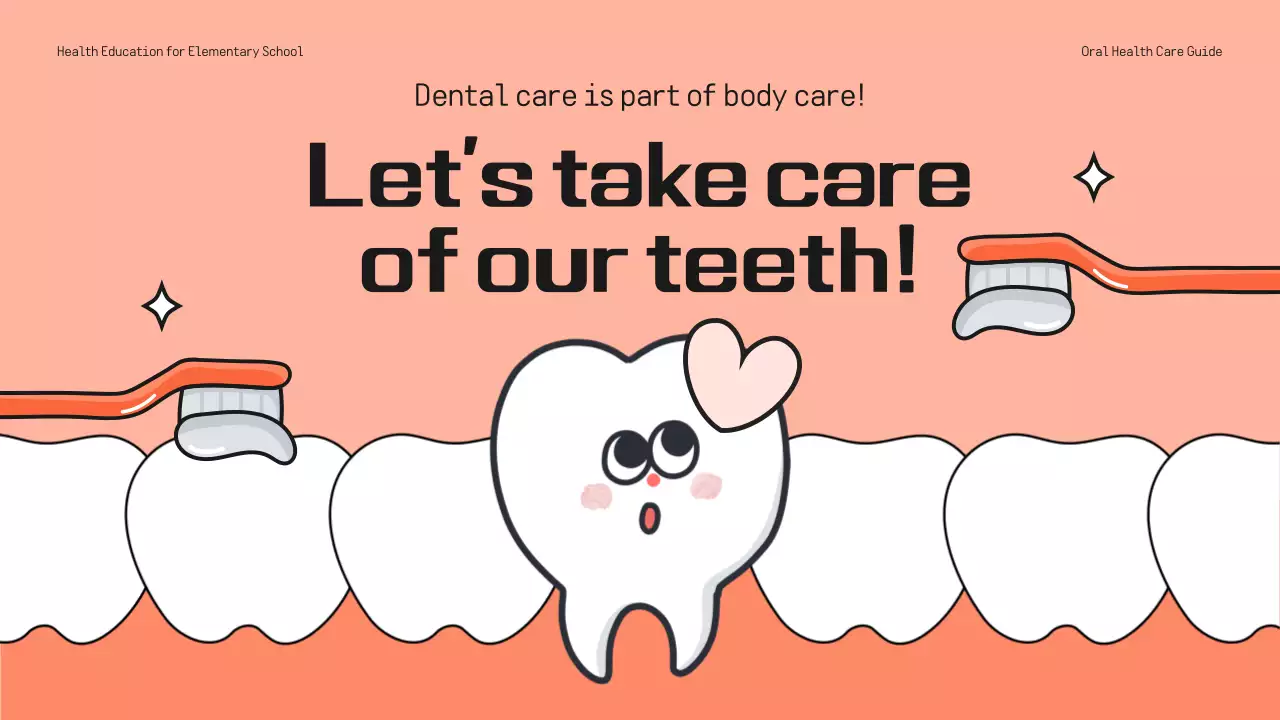 Coral Simple Dental Guide 프레젠테이션