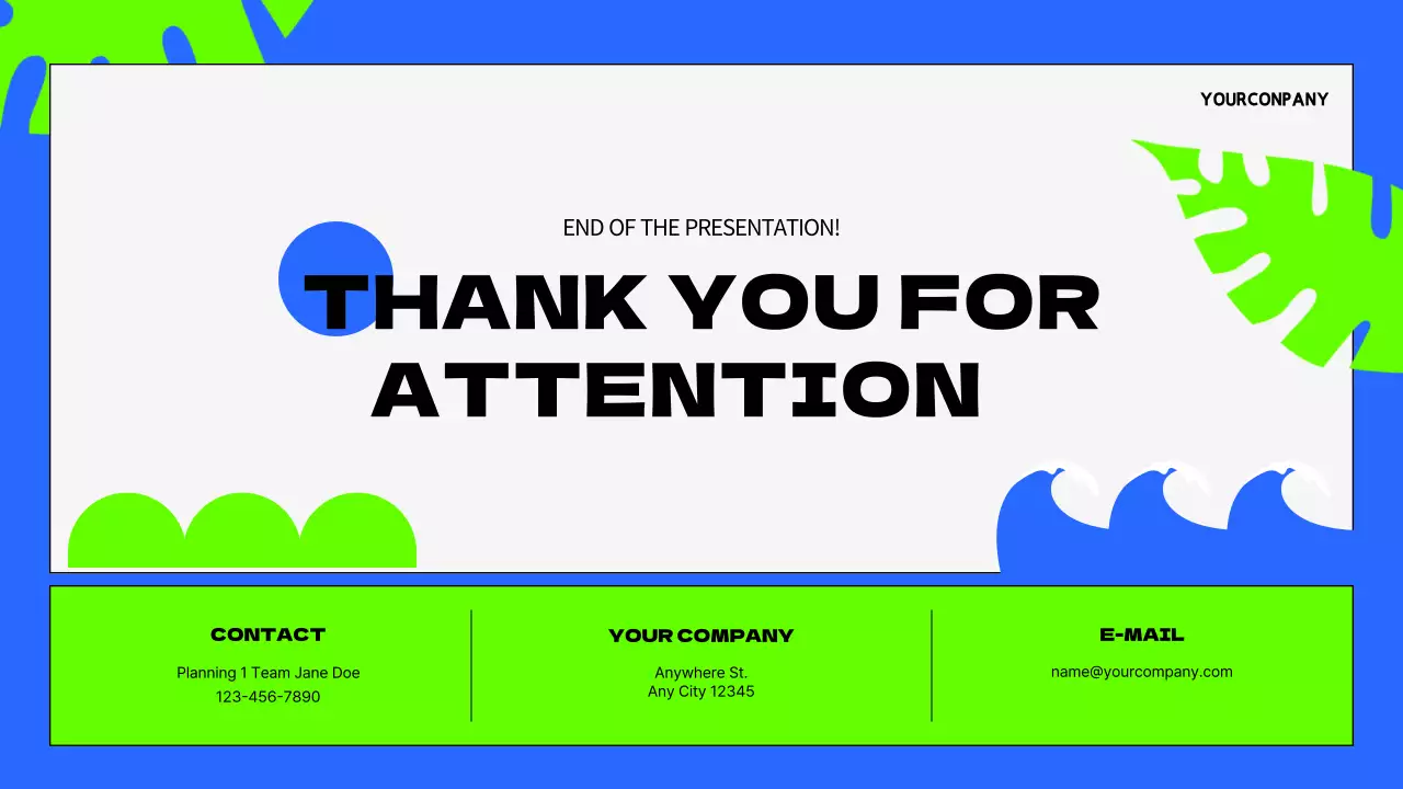 Blue Trendy Summer Promotion Presentation