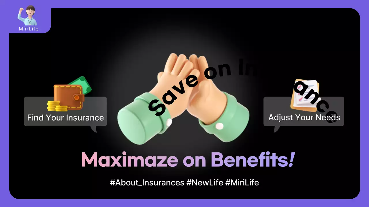 Neat insurance premium information in purple