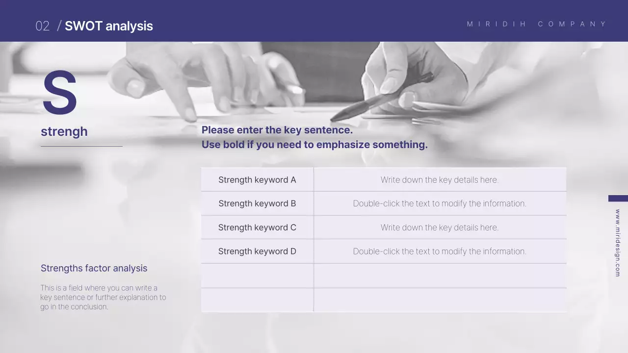 Purple theme creative brief template