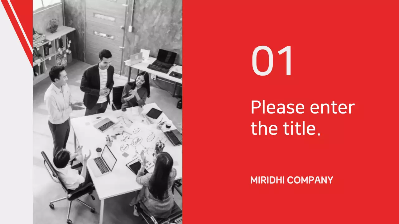 Presentation for business reports