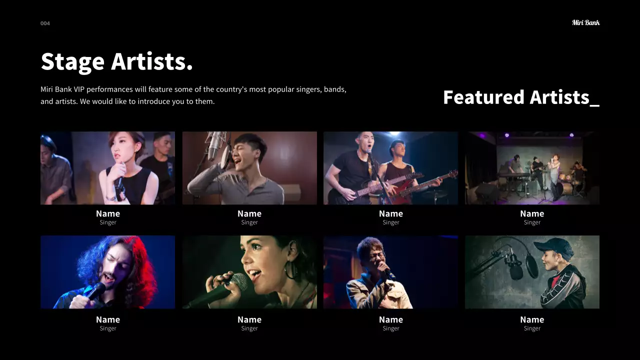 Blue Trendy Music Event Promotion Presentation