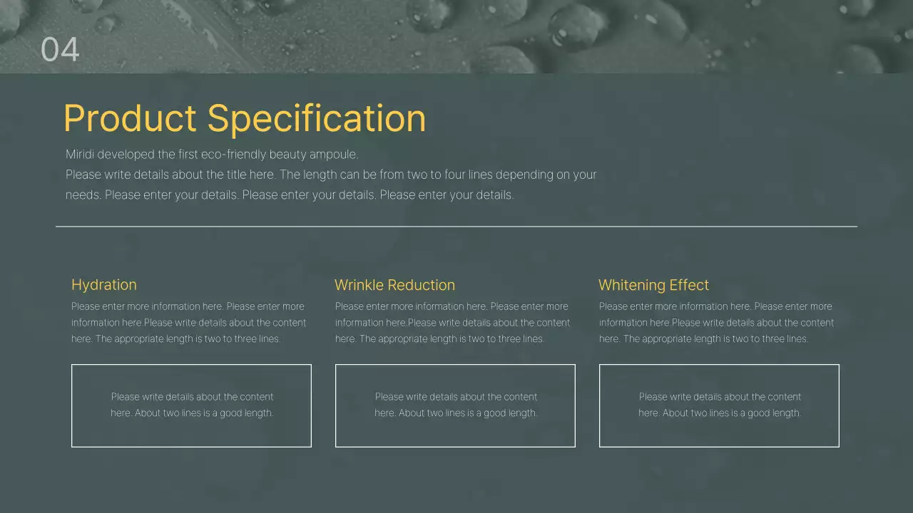 Green Modern Business Plan Document Presentation