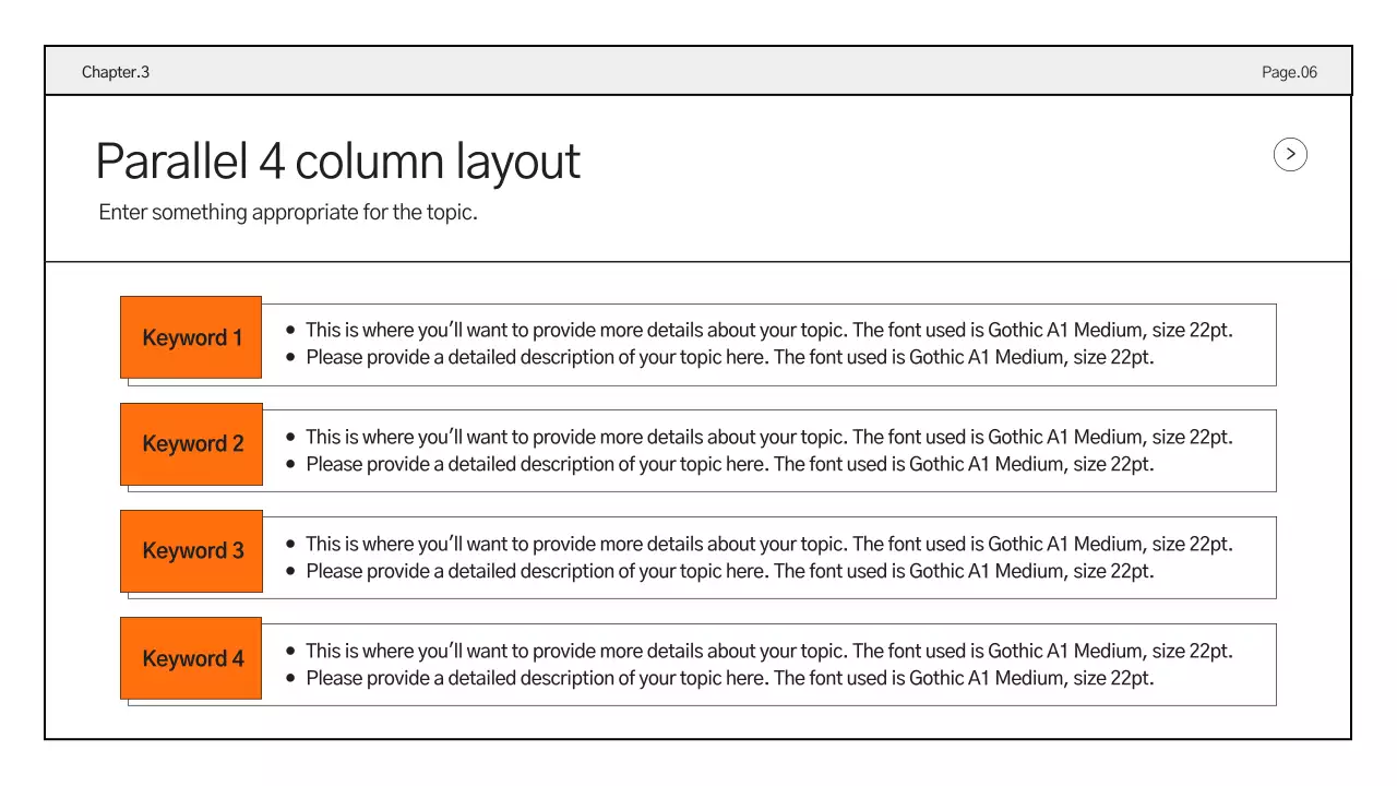 Orange Clean Business Presentation
