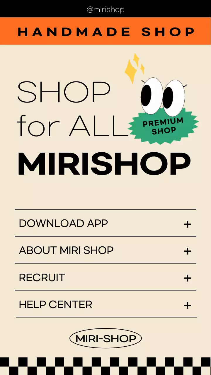 Promote your commerce platform with ivory-orange-black linknotes