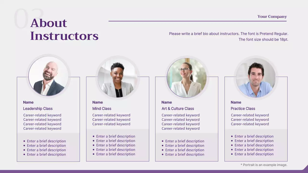 Tài liệu trình bày đề xuất lớp học hiện đại màu tím