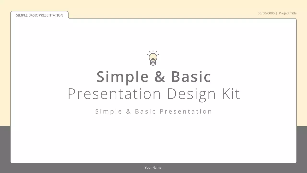 Pastel Minimalist Template Guide Presentation