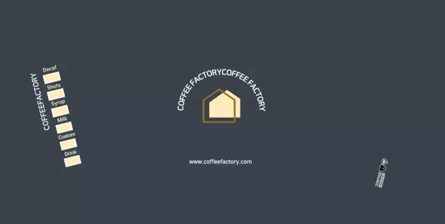 Navy Bowdoin Cafe logo cafe paper cups