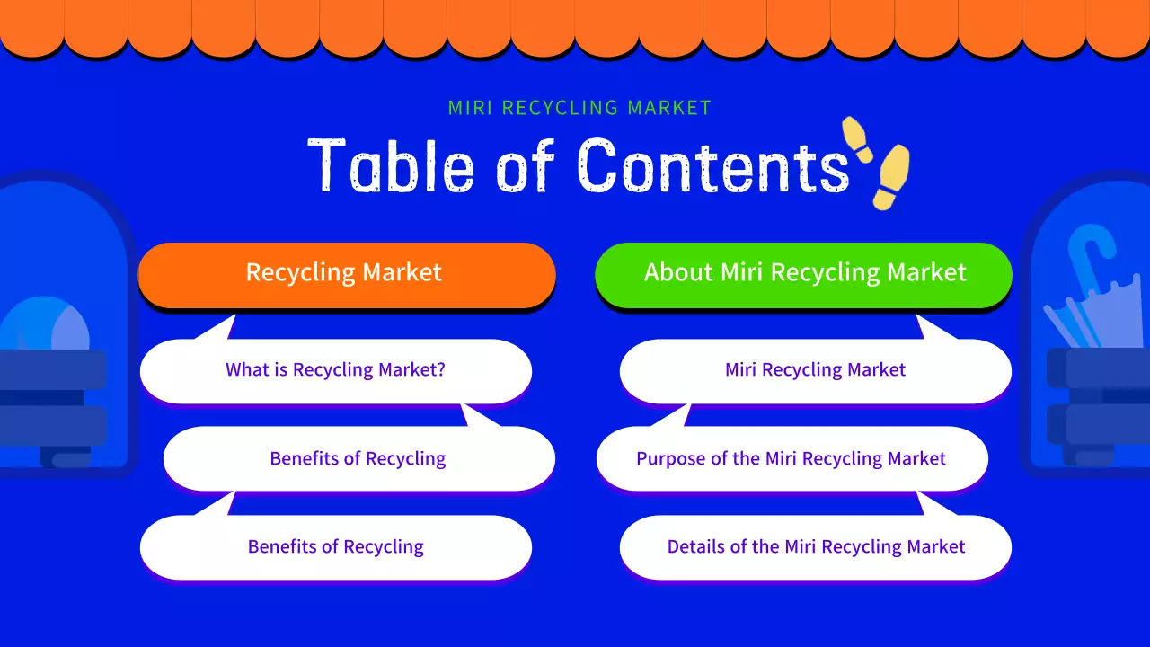 비비드 컬러의 환경을 위한 재활용 플리마켓