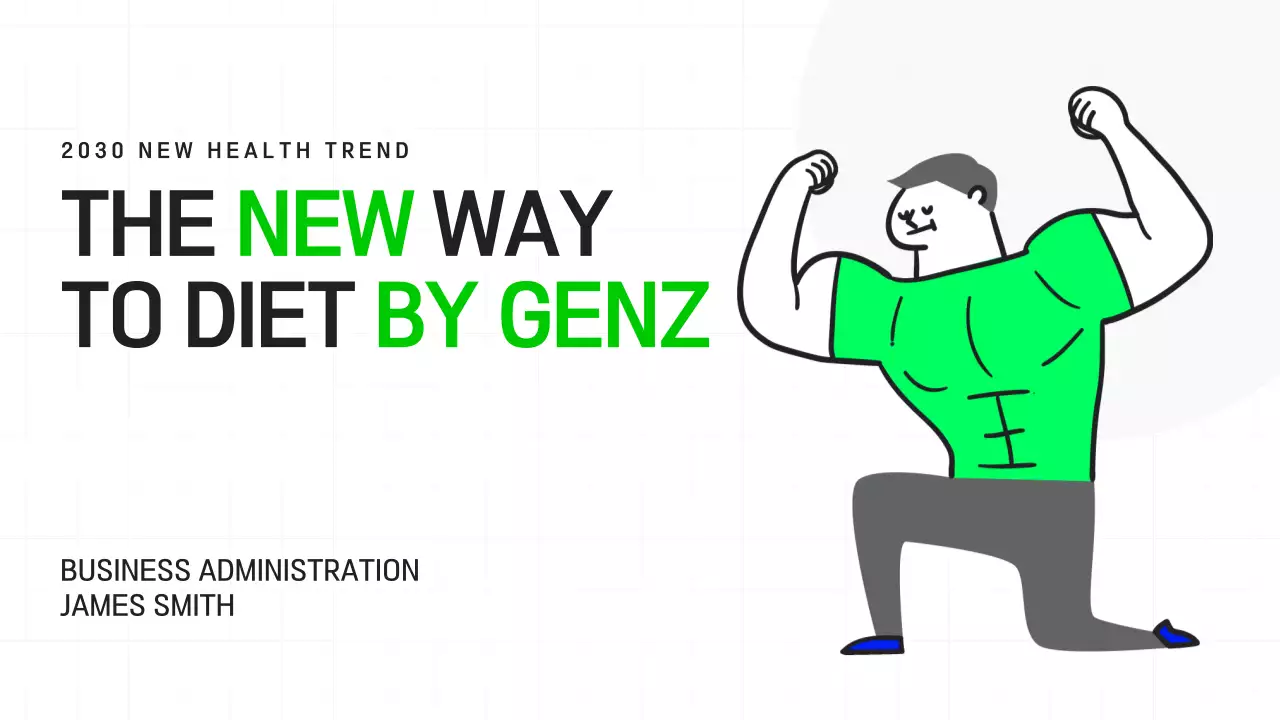 Green Modern Diet Guide Presentation