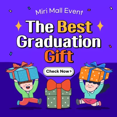purple graduation gift event