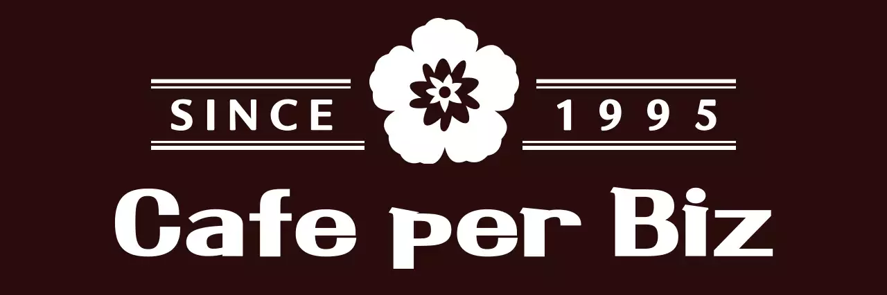 Phong cách logo xanh sang trọng và đơn giản cho nhân viên quán cà phê