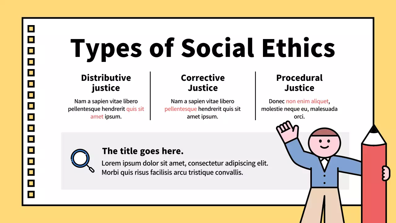 Bright and cute illustrations of life and ethics