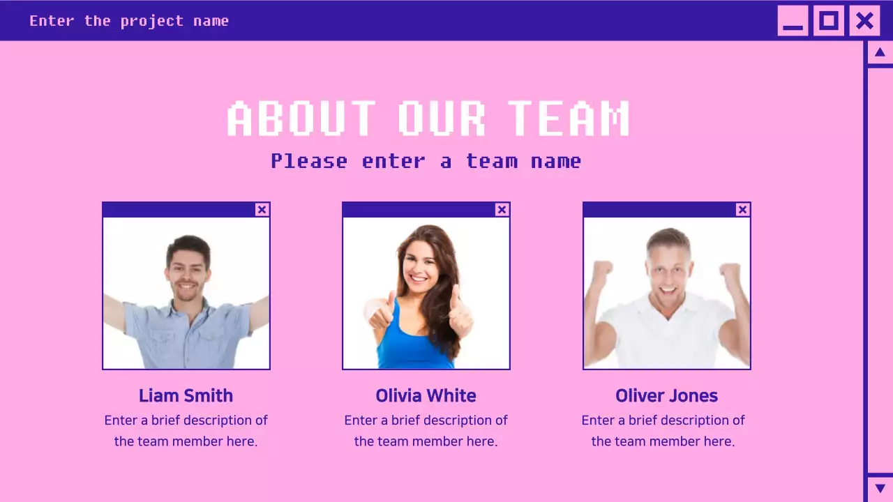 Blue Retro Internet Presentation