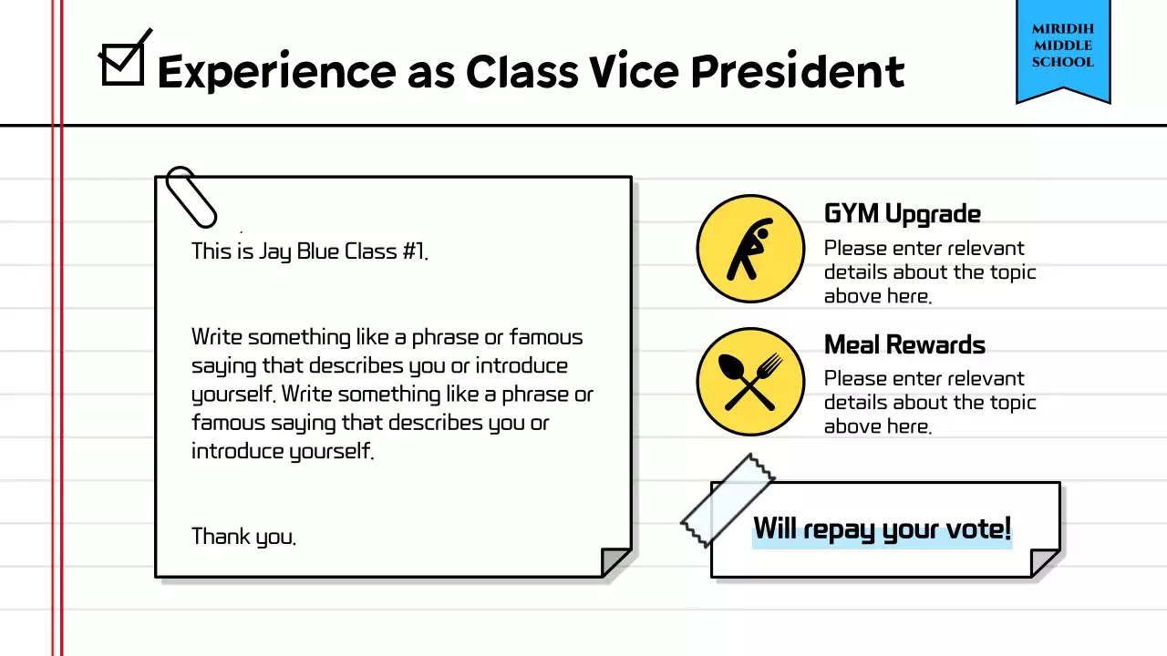 Yellow Simple Elections Announcement Presentation